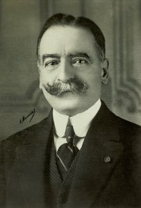 Charles de Broqueville portréja (fénykép) alkotó: Henri Manuel