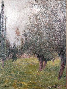 Táj fákkal (olaj, vászon) alkotó: Henri Martin