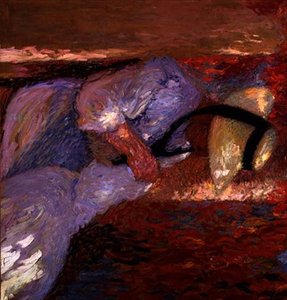 Varrás napfényben (olaj, vászon) alkotó: Henri Martin