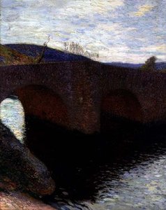 A híd (olaj, vászon) alkotó: Henri Martin