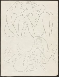 A Faun délután, tizenötödik lemez a Poesies de Mallarmé-ból alkotó: Henri Matisse