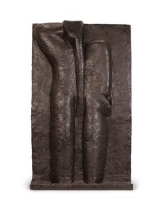 Vissza IV, 1930 körül ; 1978 (bronz, sötétbarna patinával) alkotó: Henri Matisse