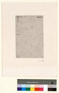 Mellszobor, virágos ruha alkotó: Henri Matisse