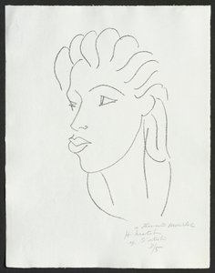 Csíkos hajú kínai nő alkotó: Henri Matisse