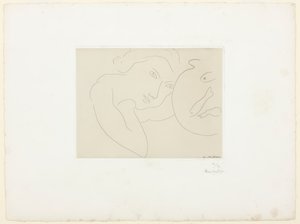 Kakasfej és halas tál alkotó: Henri Matisse