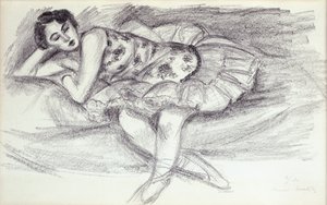 Táncos a kanapén a Tíz táncosból alkotó: Henri Matisse