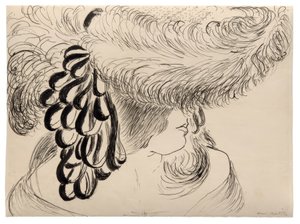 Tollas kalapos lány (Mlle Antoinette) alkotó: Henri Matisse