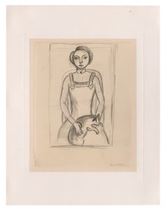 Lány egy macskával alkotó: Henri Matisse