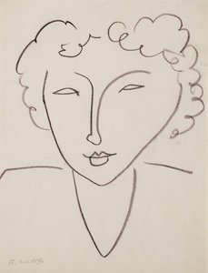 Női fej; Tete de Femme alkotó: Henri Matisse