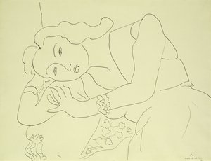 Egy nő feje alkotó: Henri Matisse