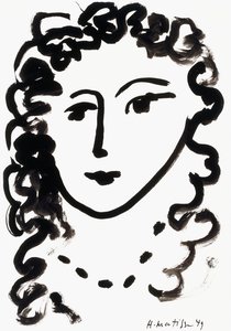 Egy nő feje alkotó: Henri Matisse