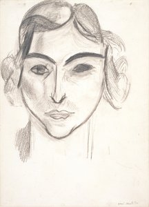 Női fej. Laurette portréja alkotó: Henri Matisse