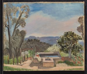 A halastó (Provence-i táj)
