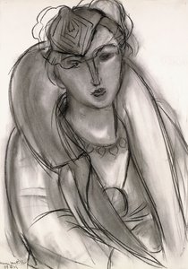 Lydia (Tanulmány a kék kabátos portréhoz) alkotó: Henri Matisse
