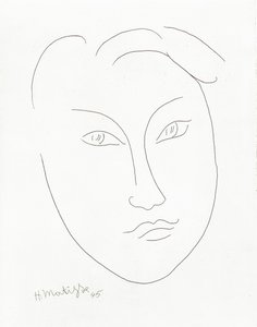 Egy fiatal fiú maszkja alkotó: Henri Matisse