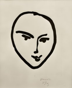 Nadia. Mosolygó maszk alkotó: Henri Matisse