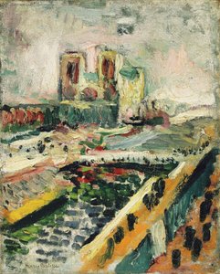 Notre-Dame, 1900 körül (olaj, vászon) alkotó: Henri Matisse