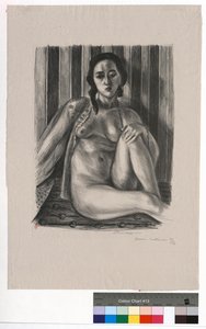 Ülő akt tüllingben alkotó: Henri Matisse