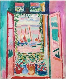 Nyitott ablak, Collioure alkotó: Henri Matisse