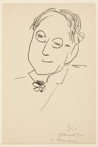 Paul Léautaud portréja alkotó: Henri Matisse