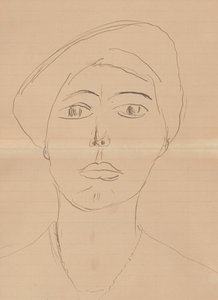 Női portré (Olga Meerson) alkotó: Henri Matisse