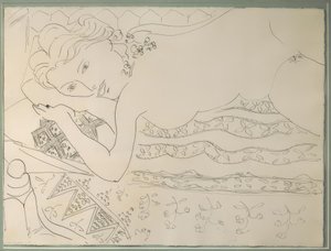 Fekvő akt alkotó: Henri Matisse