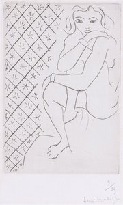 Ülő Odaliszk alkotó: Henri Matisse