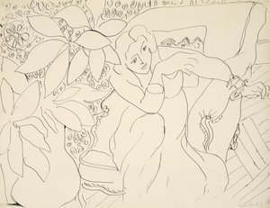 Ülő nő alkotó: Henri Matisse