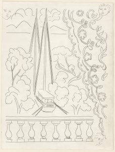 Soupir, ötödik lemez a Poesies de Mallarmé-ból alkotó: Henri Matisse