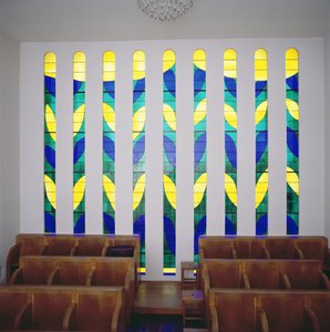 Üvegfestmények a Rózsafüzér kápolnában, Vence alkotó: Henri Matisse
