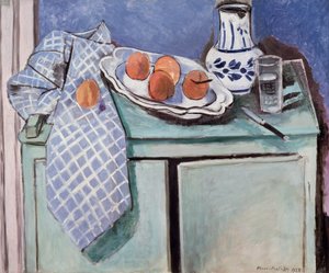 Csendélet egy zöld komódon alkotó: Henri Matisse