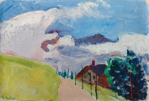 Svájci táj (útvonal Chezieres és Villars között) alkotó: Henri Matisse