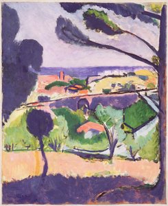 Kilátás Collioure-ra és a tengerre alkotó: Henri Matisse