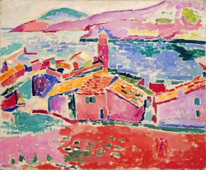 Collioure látképe, 1905 körüli (olaj, vászon) alkotó: Henri Matisse