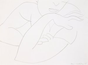 Nő keresztbe tett karokkal alkotó: Henri Matisse