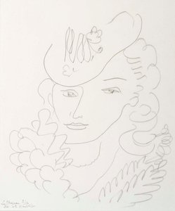 Nő kalappal alkotó: Henri Matisse