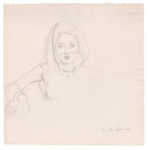 Fiatal nő fátyollal alkotó: Henri Matisse