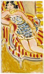 Fiatal nő egy kanapén alkotó: Henri Matisse