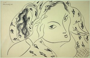 téma és variáció l.5 1942 (rajz) alkotó: Henri Matisse