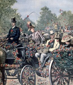 Virágcsata felvonulás, 1891 alkotó: Henri Meyer