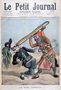 Francesco Crispi olasz politikus karikatúrája, 1896