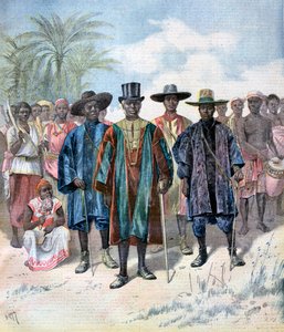 Dahomeans, 1893 alkotó: Henri Meyer