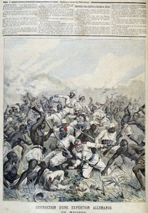 Egy afrikai német expedíció megsemmisítése – a „Le Petit Journal” 1891.10.03. alkotó: Henri Meyer
