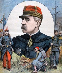 Jacques Duchesne tábornok, a francia madagaszkári expedíciós csapat parancsnoka, 1894 alkotó: Henri Meyer