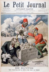 Egyiptomban: Füstben emelkedő adósságtartalékok, 1896 alkotó: Henri Meyer