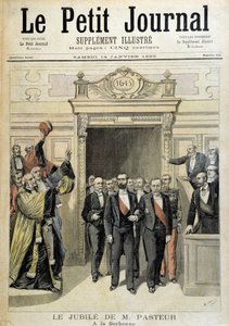 M. Pasteur jubileuma a Sorbonne-ban – a „” Le Petite Journal” című kiadványban, 1893.01.14. alkotó: Henri Meyer
