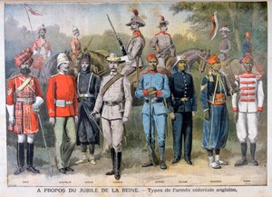 A brit gyarmati hadsereg katonai egyenruhái, 1897