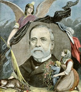 Louis Pasteur portréja,1895 (illusztráció) alkotó: Henri Meyer
