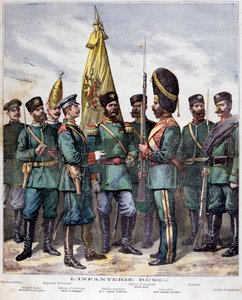 Orosz gyalogság, 1892 alkotó: Henri Meyer