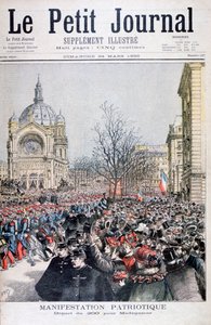 A francia csapatok távozása Madagaszkárra, Párizs, 1895 alkotó: Henri Meyer